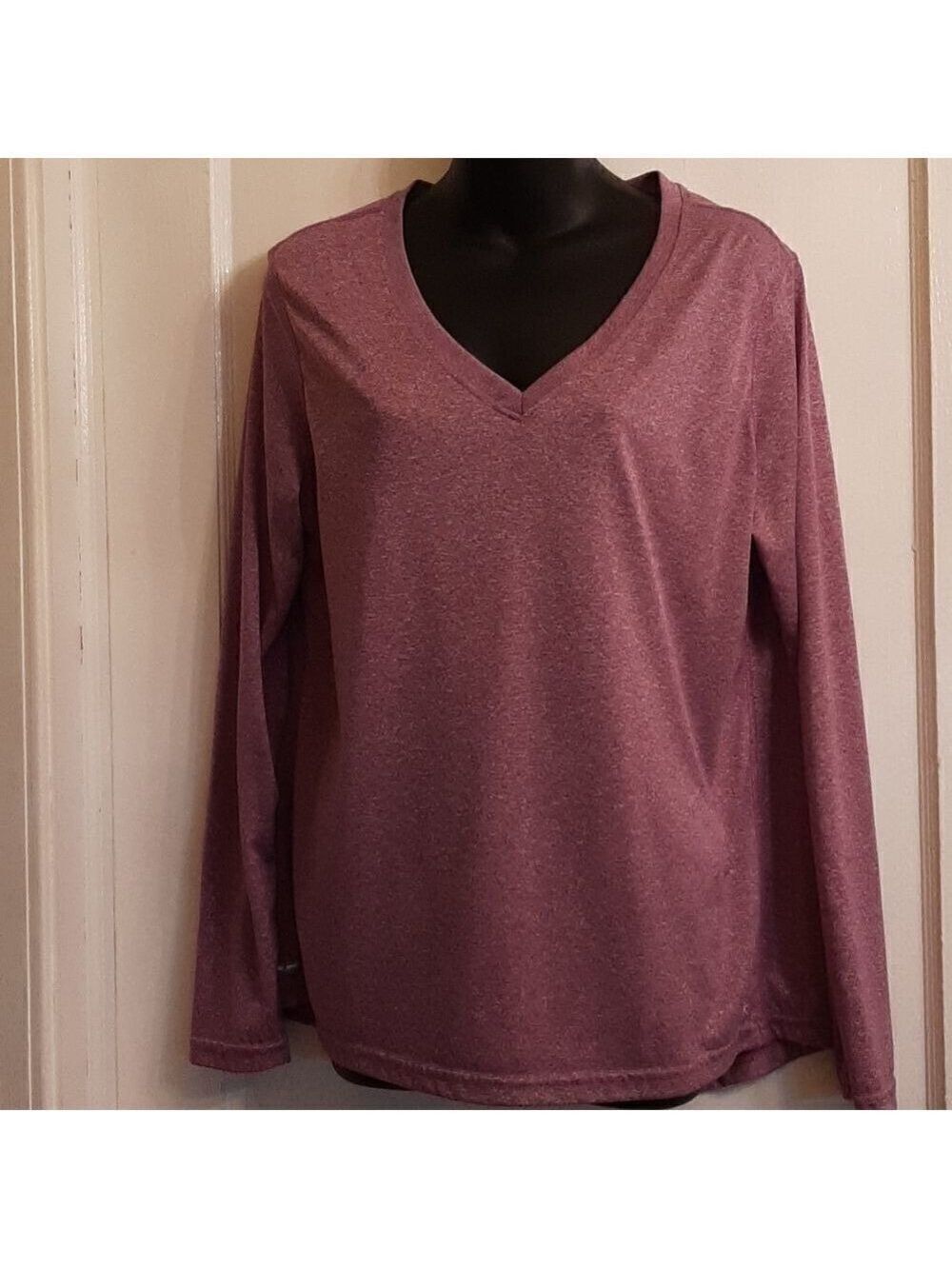 DanskinNow Semi Fitted Women Top Long sleeves Size 16-18